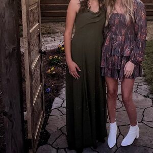 celebrate green dress